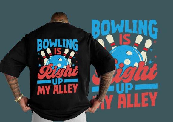Bowling T-shirt Design: Creative Ball Vector Assets
