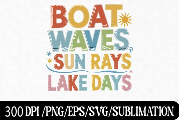Bring the Lake Day Summer Vibes SVG Design to Life