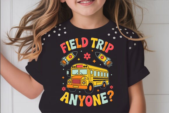 Field Trip School Bus T-Shirt Design: A Creative Asset for Education