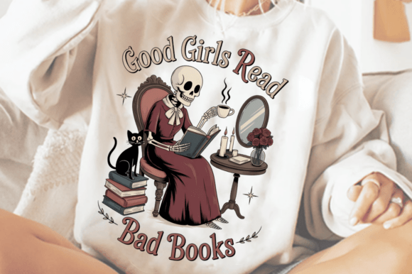 Good Girls Read Bad Books PNG: A Designer's Asset