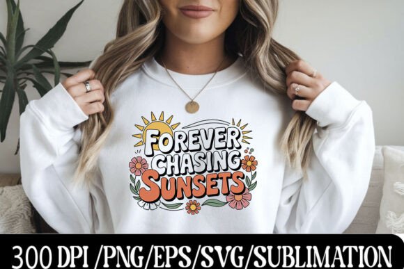 Summer Flower Design: Sunset Vibes for Creative Projects