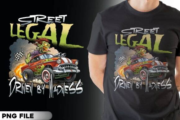 Unleash Creative Edge with Street Legal T-Shirt Design
